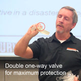 double one way valve cpr shield vhu0am