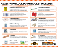 Classroom Lock Down Bucket Kit
