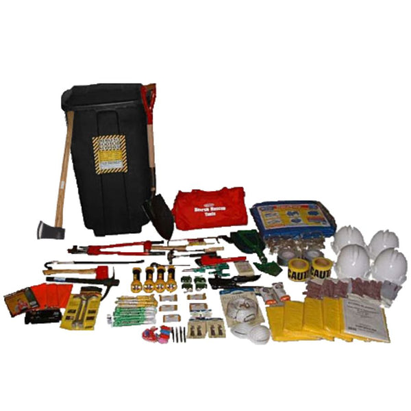 School Disaster Survival 4-Person Search & Rescue Kit Container Kit