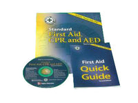 CPR and First Aid Book with DVD rik87a