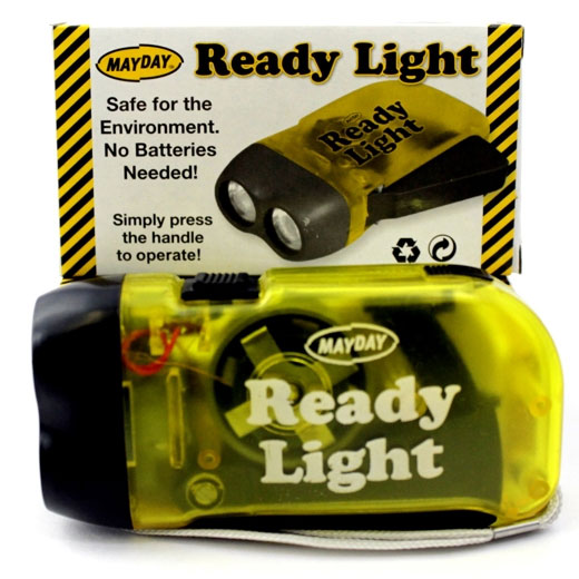 GeeRic 2-Pack Hand Crank Solar Powered Flashlight, Emergency Rechargeable  LED Flashlight, Survival Flashlight, Quick Snap Carabiner Dynamo Flashlight