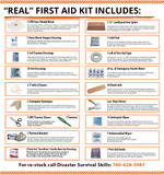 The Real Life-Saving First Aid Kit ( All-Purpose | Home | Office | School | Car)