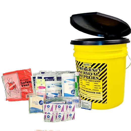 Disaster Survival Skills: Classroom Lock Down Bucket Kit - Essential School  Safety Gear