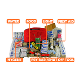 Family Survival Kit + Water Barrel Package + Car Survival Kit